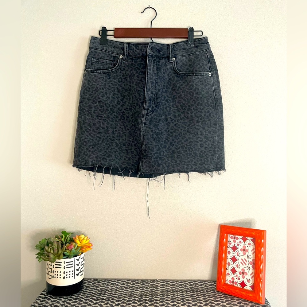 All Saints | Animal Print | Denim Mini | Skirts | RARE!